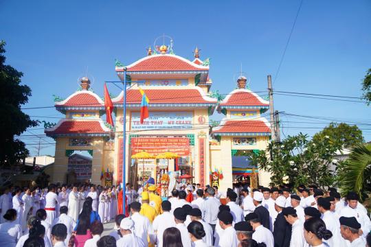 LỄ KHÁNH THÀNH THÁNH THẤT HỌ ĐẠO XÃ MỸ CHÁNH