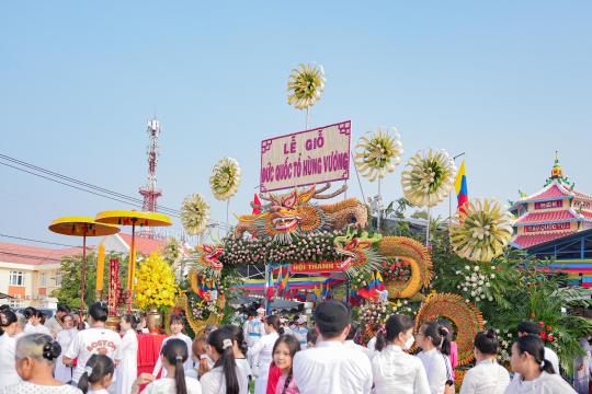 LỄ GIỖ ĐỨC QUỐC TỔ HÙNG VƯƠNG TẠI BÁO QUỐC TỪ NĂM ẤT TỴ 2025