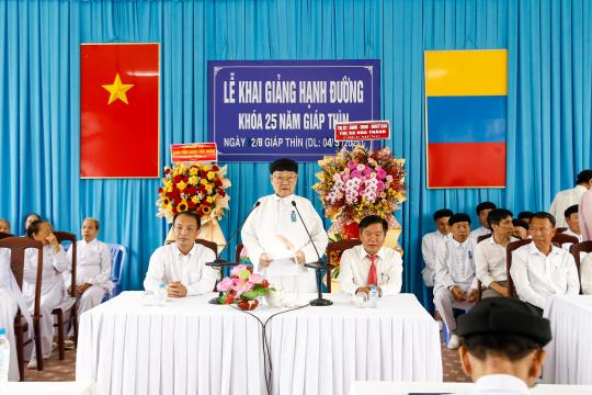 LỄ KHAI GIẢNG HẠNH ĐƯỜNG KHÓA 25 NĂM GIÁP THÌN 2024