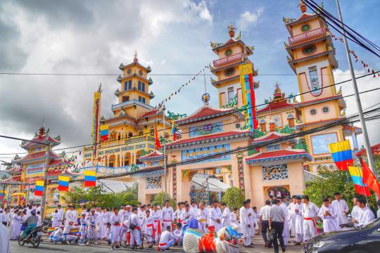 LỄ KHÁNH THÀNH ĐIỆN THỜ ĐỨC PHẬT MẪU HỌ ĐẠO THÀNH PHỐ GÒ CÔNG