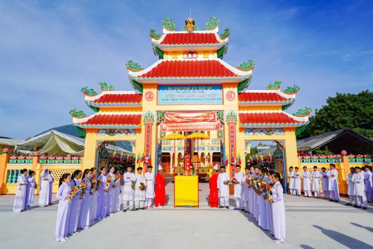 LỄ KHÁNH THÀNH ĐIỆN THỜ ĐỨC PHẬT MẪU HỌ ĐẠO LIÊN XÃ SUỐI ĐÁ - THỊ TRẤN DƯƠNG MINH CHÂU