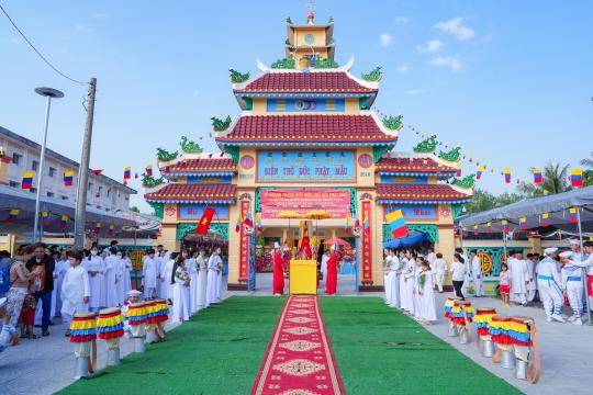 LỄ KHÁNH THÀNH ĐIỆN THỜ ĐỨC PHẬT MẪU HỌ ĐẠO XÃ THẠNH ĐỨC